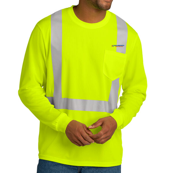 CornerStone® ANSI 107 Class 2 Mesh Long Sleeve Tee Thumbnail