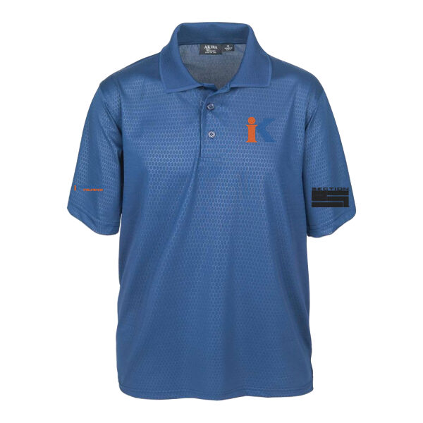 Men's Embossed Honeycomb Polo Thumbnail